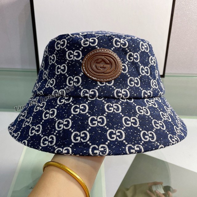 Gucci古奇專櫃爆款原單品質女款GG漁夫帽 mmyj3070